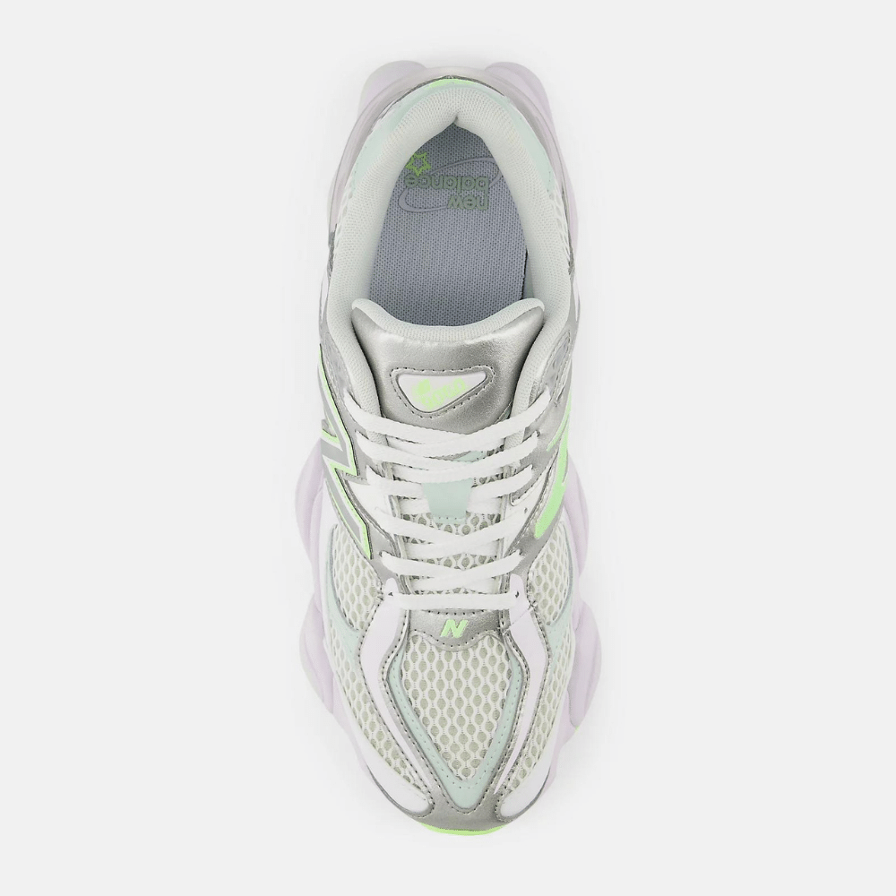 New Balance 9060 White 'Silver Metalic Taro'