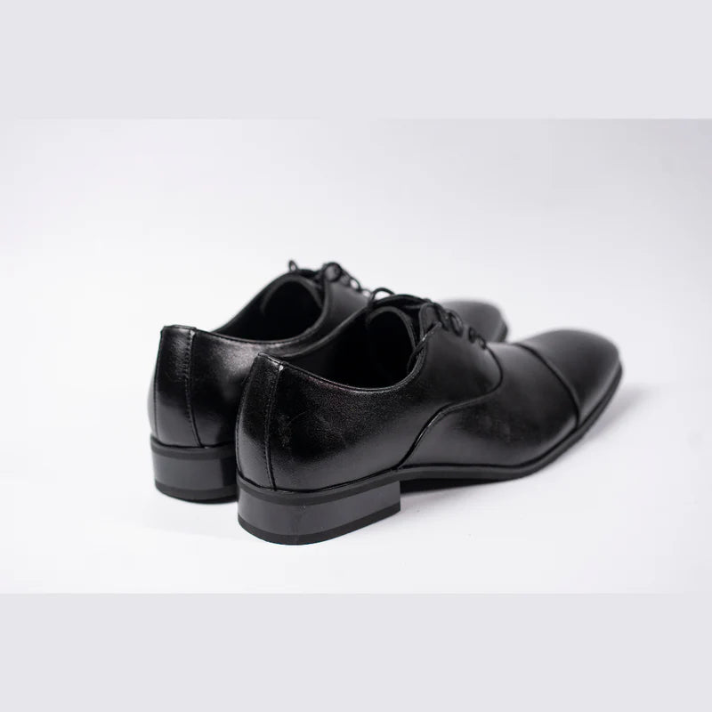 Sapato Social Luxalt - Aumenta Altura 6cm 'Black'