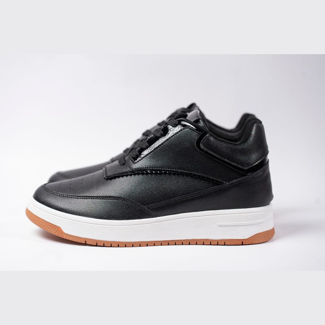 Tênis Casual Alto Boost - Aumenta Altura 10cm 'Black'