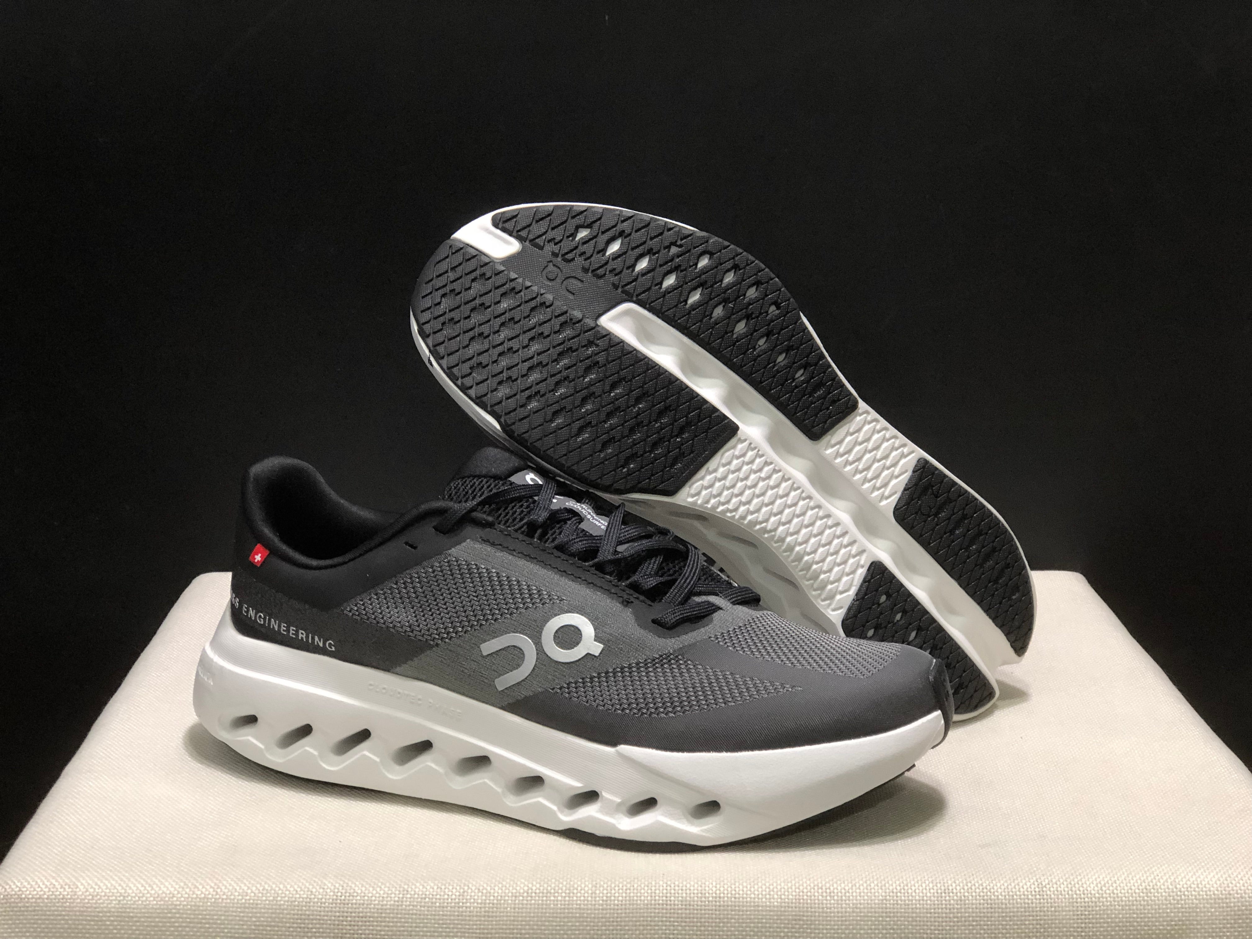 On Cloudsurfer Next 'Black- Sole White'