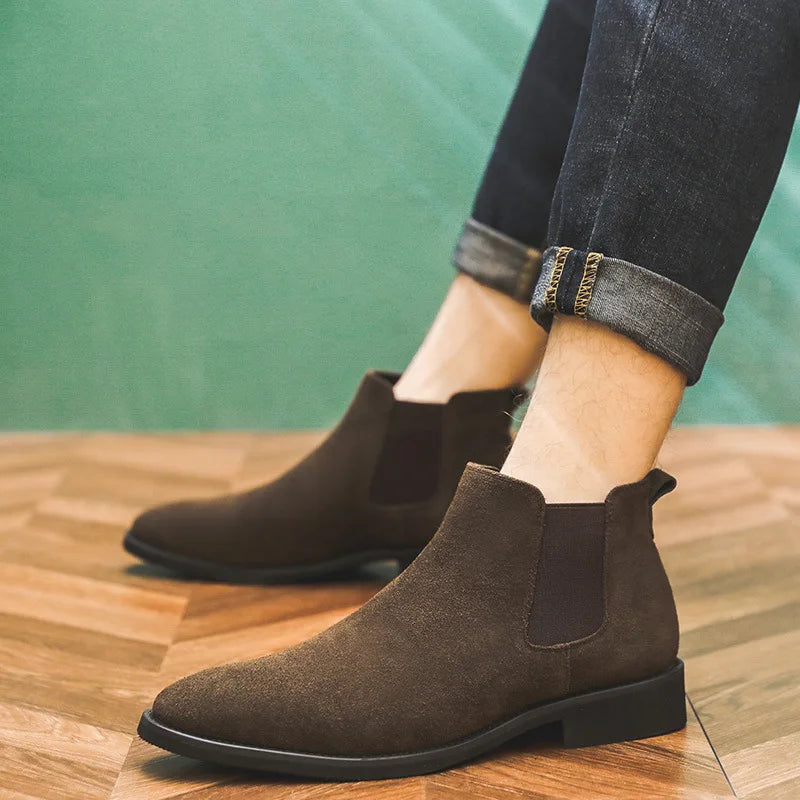 Bota Elevatto - Aumenta Altura 8cm - 'Brown'