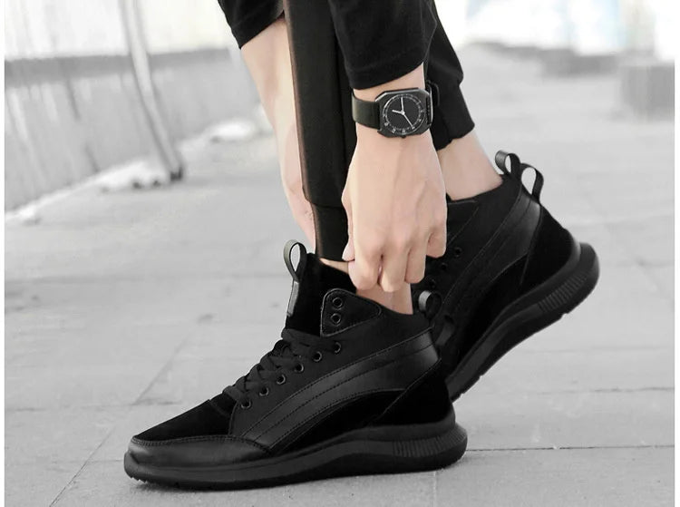 Tênis Casual Shadowlift - Aumenta Altura 10cm - "Black"