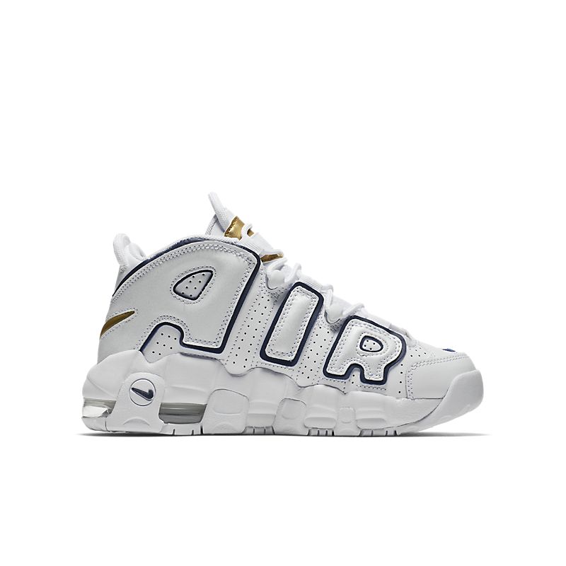 AIR MORE UPTEMPO 'WHITE NAVY GOLD'