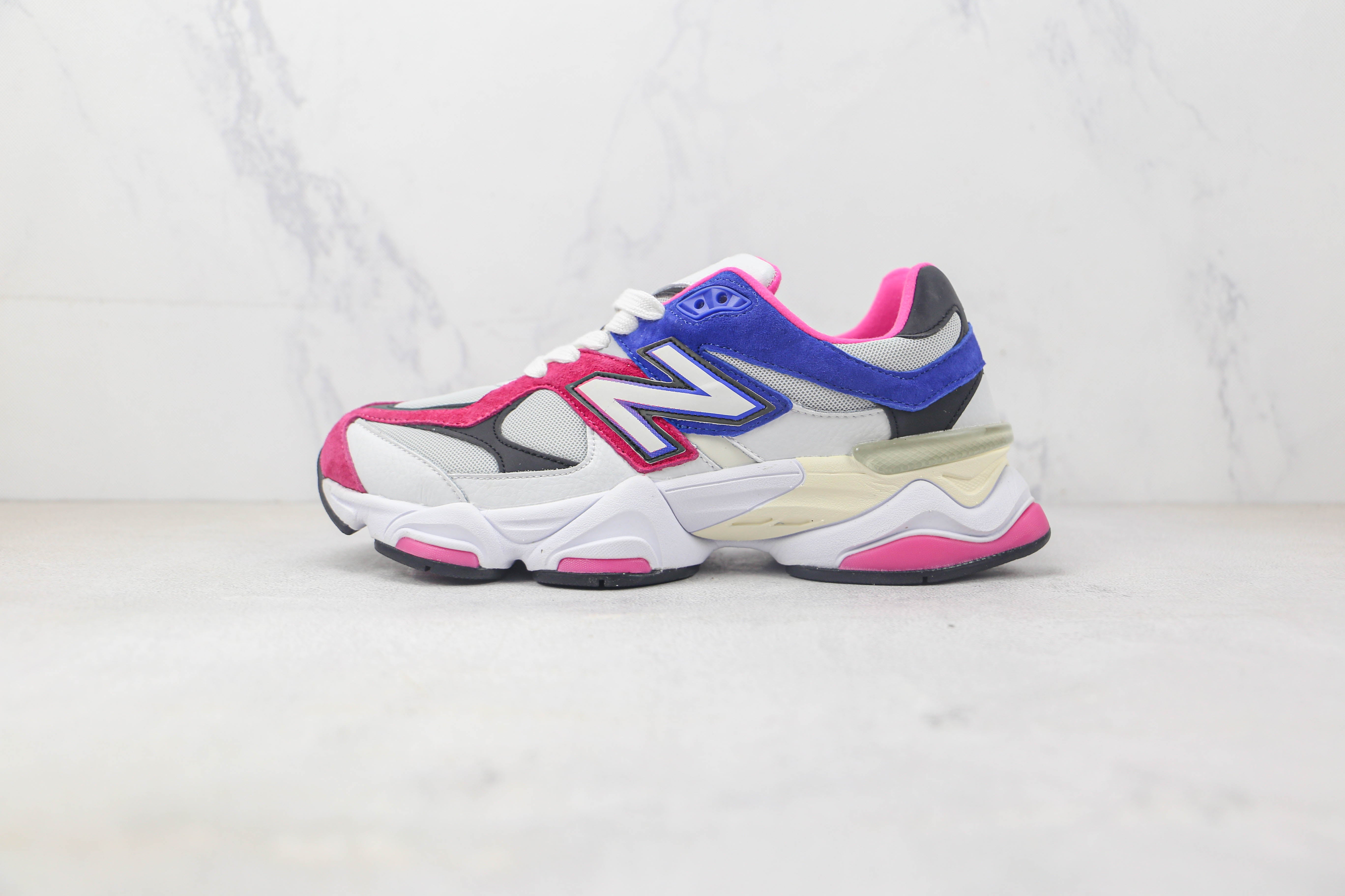 New Balance 9060 White Pink Blue Restock