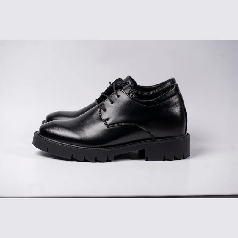 Sapato Social Elevato - Aumenta Altura 9cm -'Black'