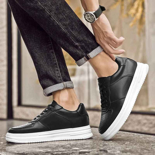 Tênis Casual Axis - Aumenta Altura 8cm 'Black'
