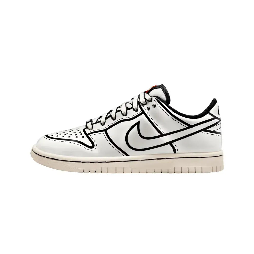 LEGO x Nike Dunk Low GS Sail Black Rush Red