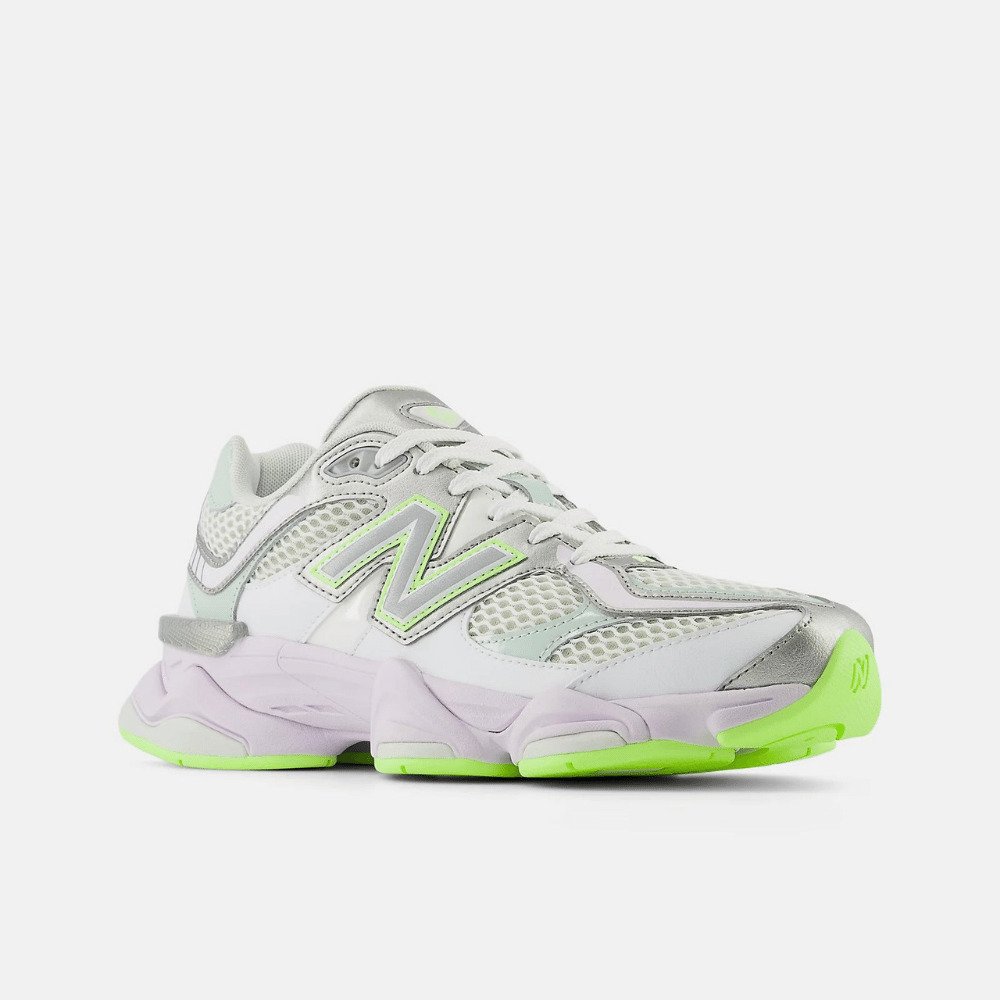 New Balance 9060 White 'Silver Metalic Taro'