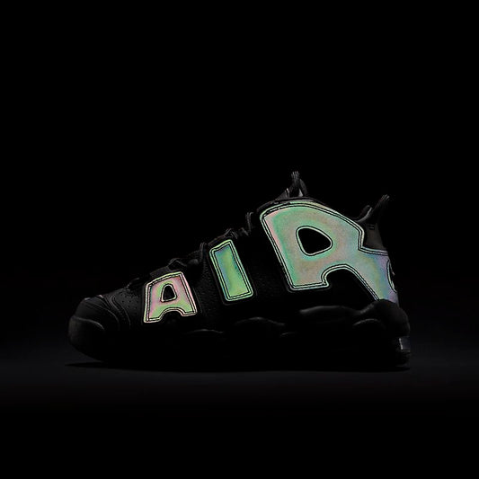 AIR MORE UPTEMPO 'CLEARANCE BLACK REFLECTIVE'