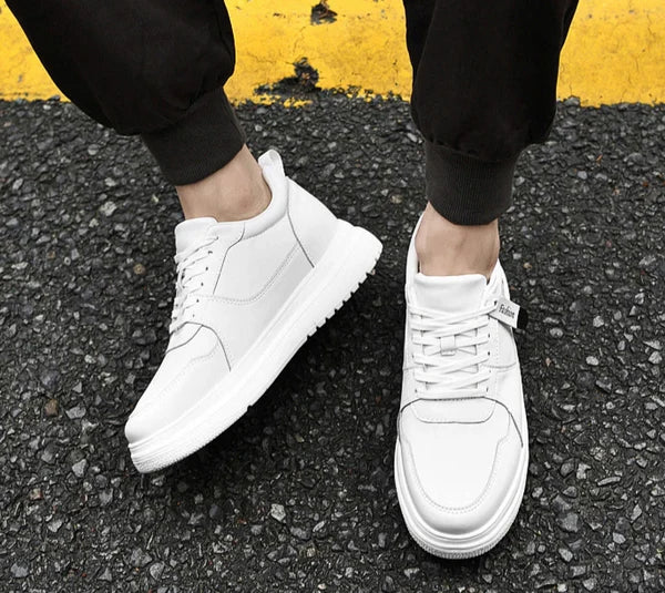 Tênis Casual Axis - Aumenta Altura 8cm 'White'