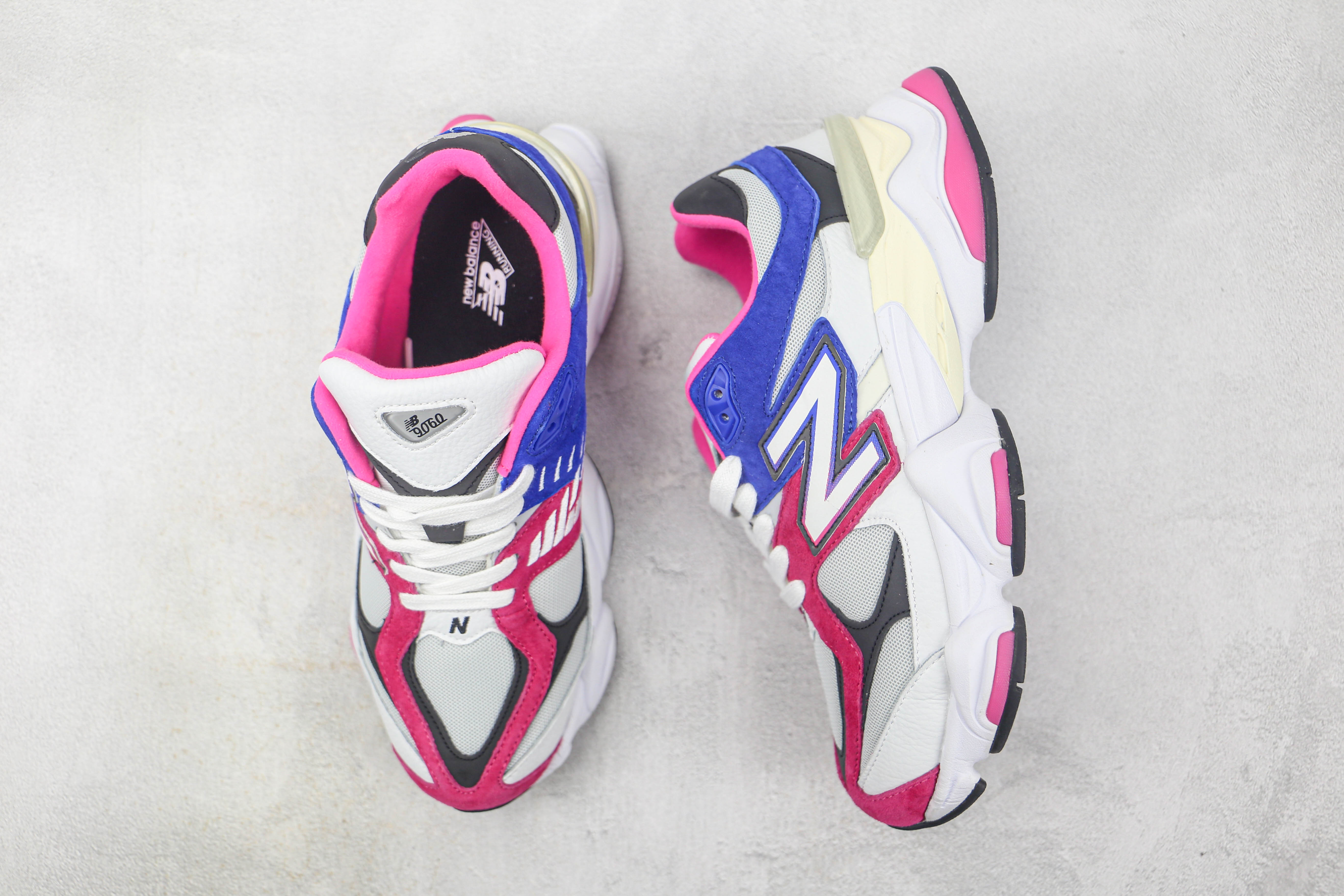 New Balance 9060 White Pink Blue Restock