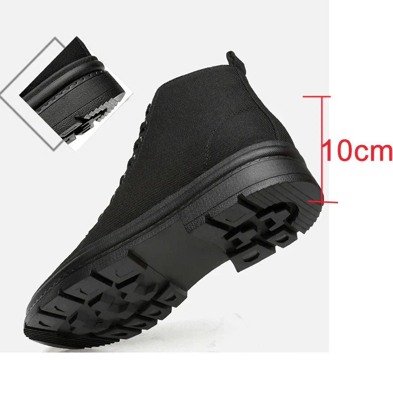 Bota Shadow - Aumenta Altura 10cm - 'Black'