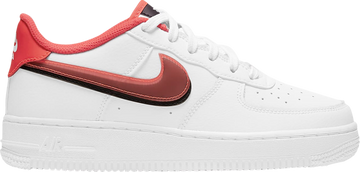Nike Air Force 1 LV8 GS 'Double Swoosh - Bright Crimson'