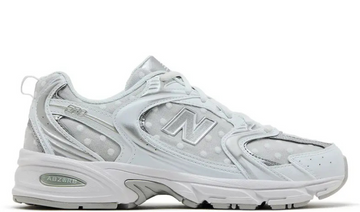 New Balance 530 'White Silver Metallic Polka Dots'