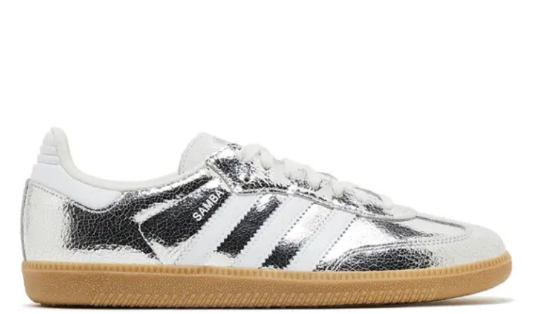 Samba OG 'Cracked Metallic Pack - Silver'