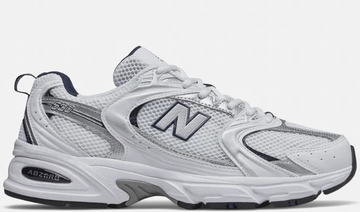 New Balance 530 White Silver Navy