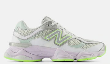 New Balance 9060 White 'Silver Metalic Taro'
