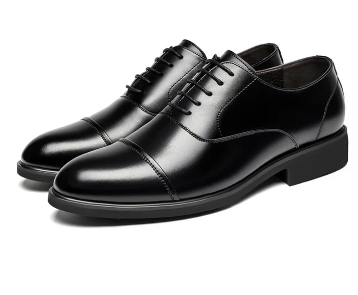 Sapato Social Luxalt - Aumenta Altura 6cm 'Black'