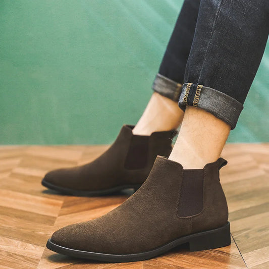 Bota Elevatto - Aumenta Altura 8cm - 'Brown'