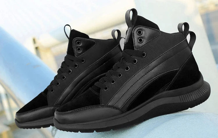 Tênis Casual Shadowlift - Aumenta Altura 10cm - "Black"