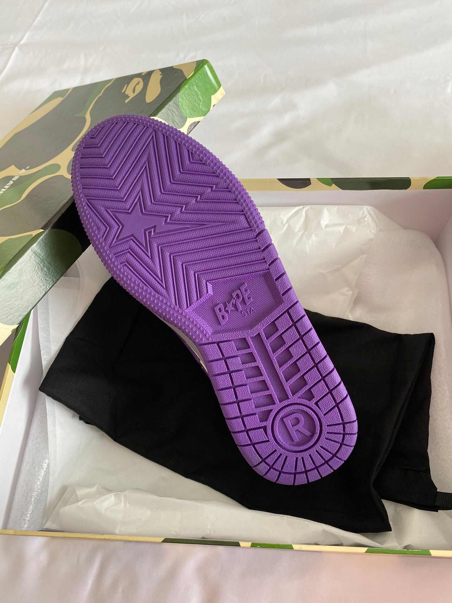 BAPE 'MIST GREY ROYAL PURPLE'