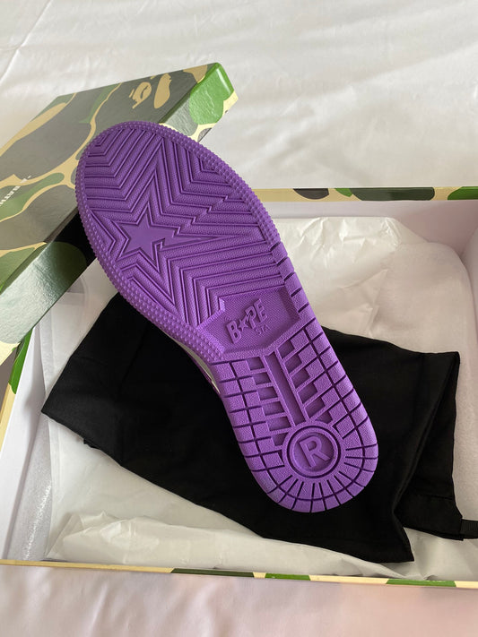 BAPE 'MIST GREY ROYAL PURPLE'